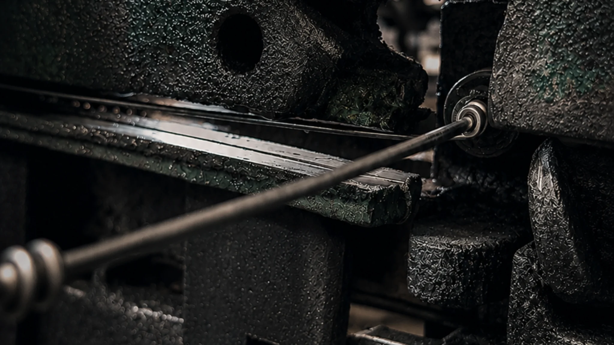 Machine rollers and metal wire