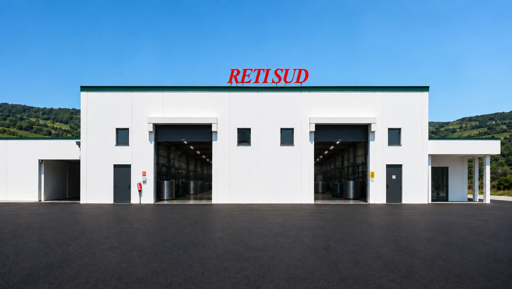 Exterior of the Reti Sud factory